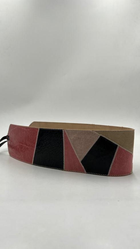 Cintura Patchwork Rosa