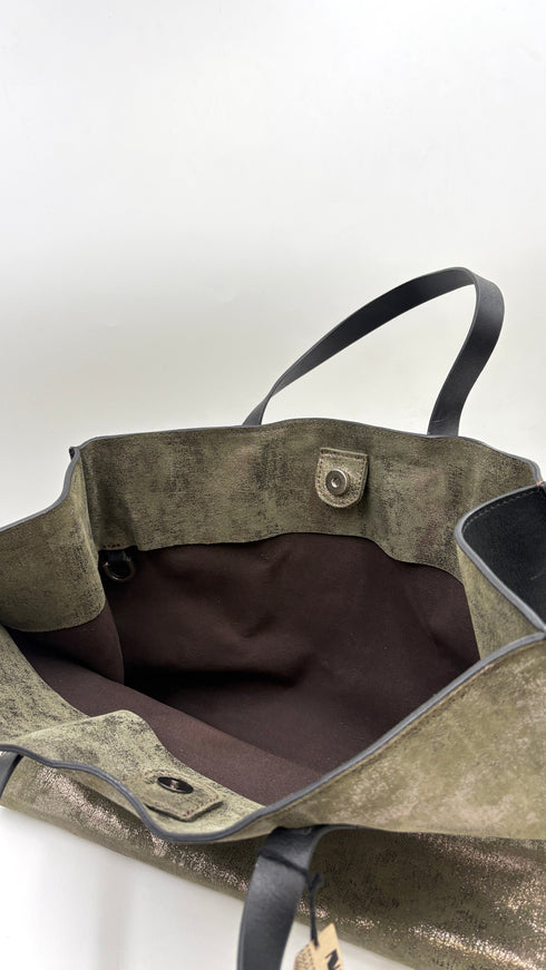 Borsa “Florida” laminata con cartellino