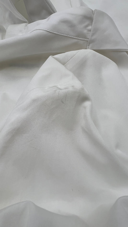 Camicia popeline con cartellino