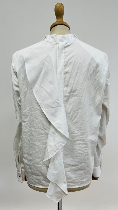 Camicia popeline con cartellino