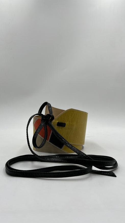 Cintura Patchwork Gialla