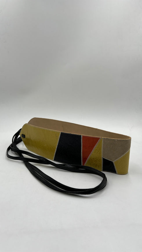 Cintura Patchwork Gialla