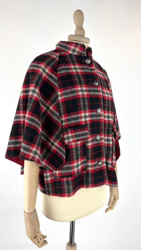 Mantella corta tartan