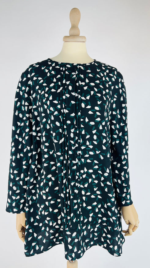 Blusa fantasia astratta