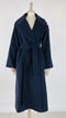 Cappotto in panno blu