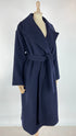 Cappotto in panno blu