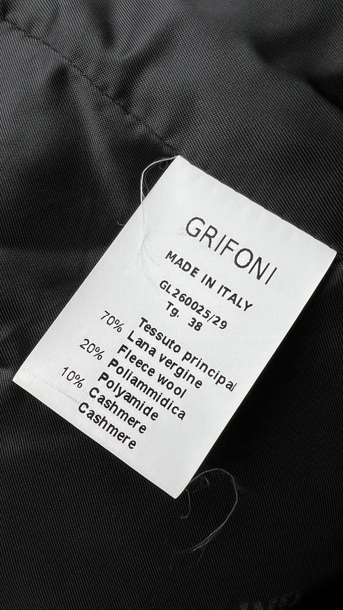 Cappotto in panno blu