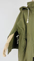 Parka lungo con logo
