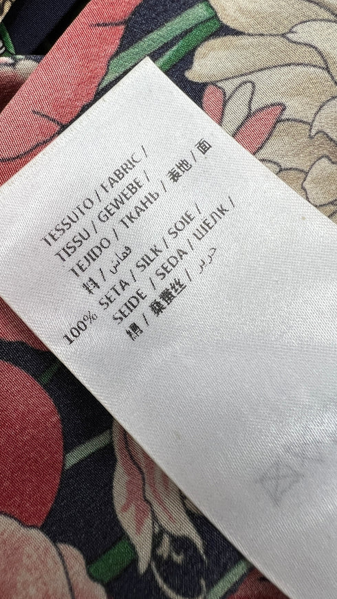 Camicia in seta a fiori