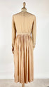 Abito midi plissettato