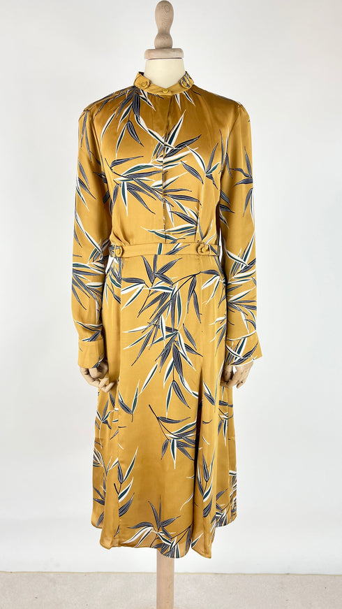 Abito midi con palme