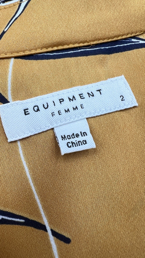 Abito midi con palme