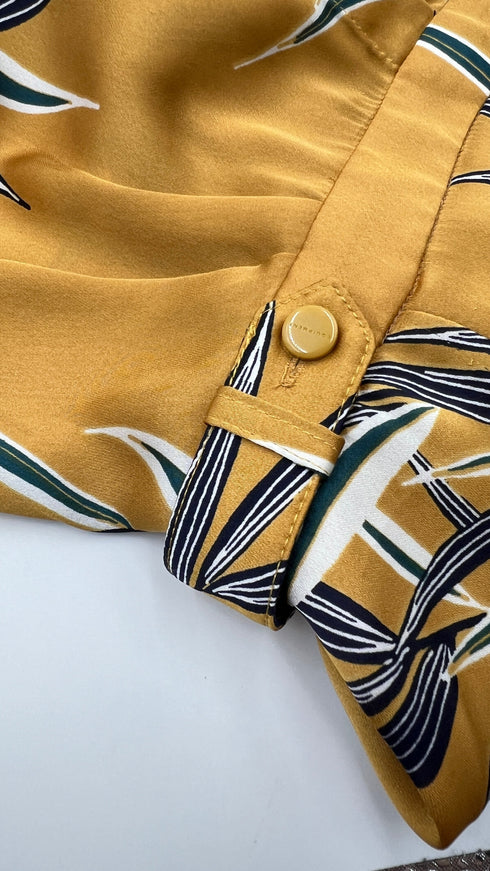 Abito midi con palme