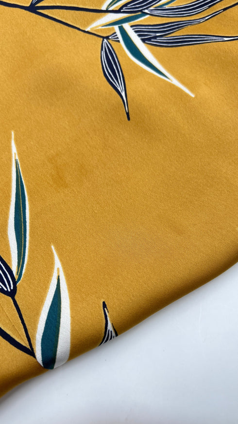 Abito midi con palme