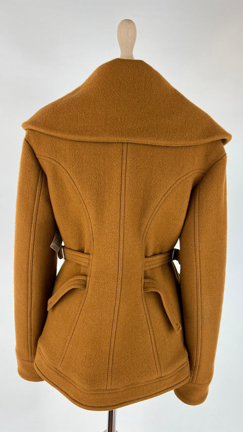 Cappotto corto maxi collo