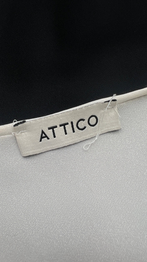 Abito lungo colorblock