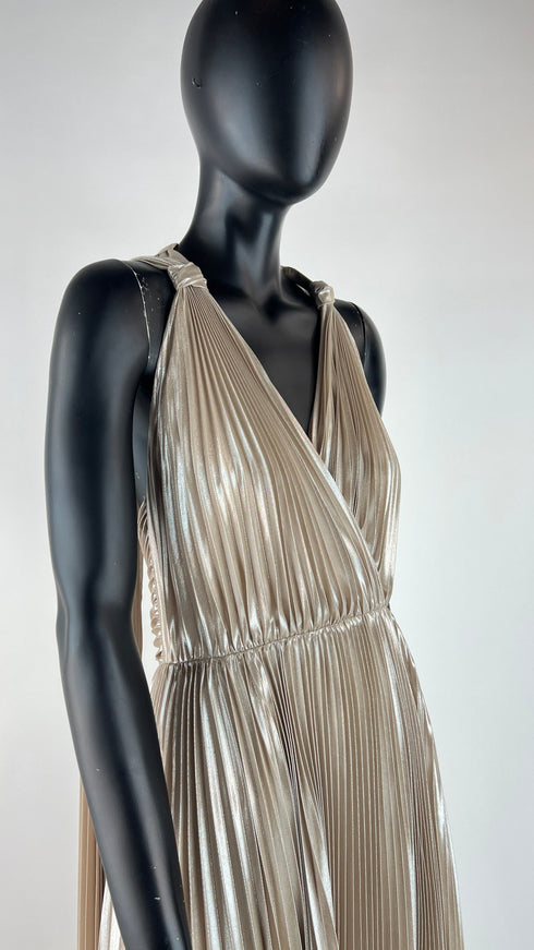 Abito lungo plissè