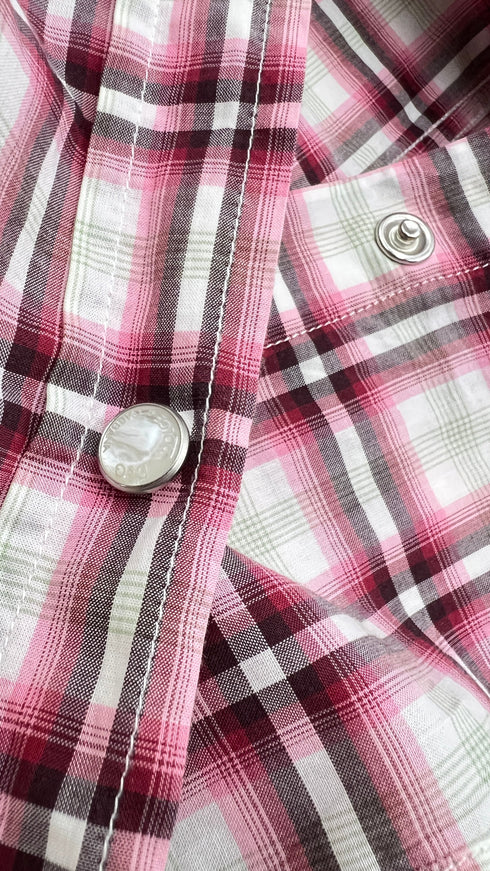 Camicia a maniche corte a quadri