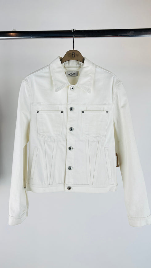 Giacca corta in denim