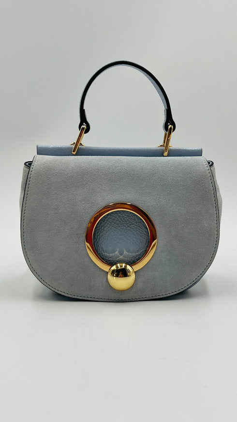 Borsa a tracolla azzurra