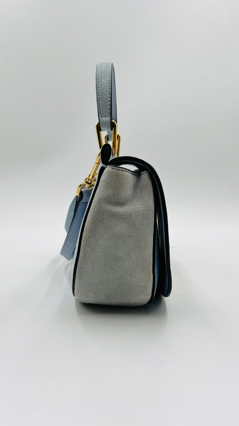 Borsa a tracolla azzurra