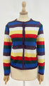 Cardigan a righe lurex