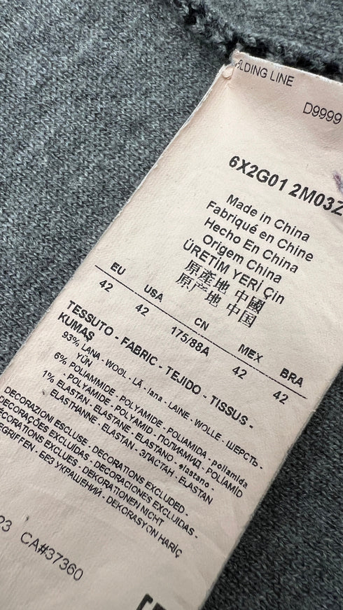 Cardigan doppiopetto in lana