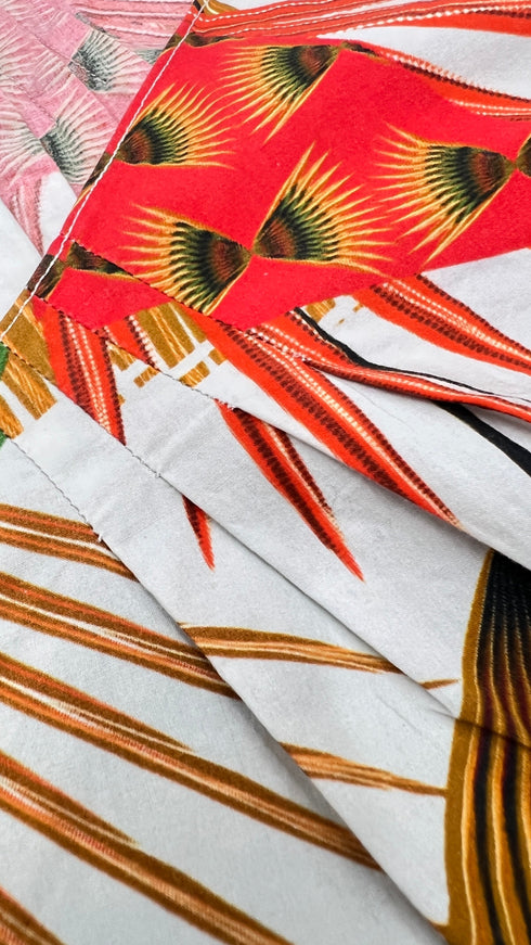 Canotta scollata stampa jungle