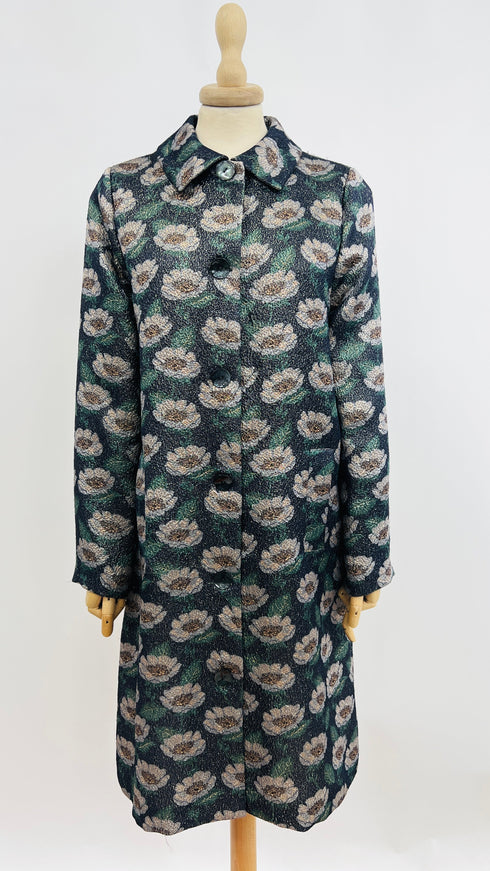 Soprabito a fiori sfoderato