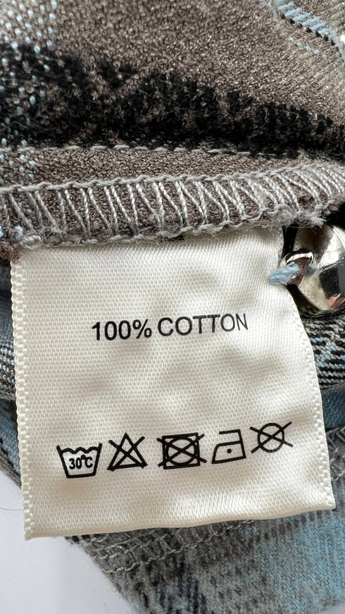 Camicia tartan con strass