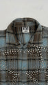 Camicia tartan con strass