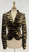 Blazer velluto animalier