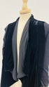 Cardigan velluto nero