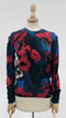 Longsleeve a fiori in cashmere