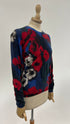Longsleeve a fiori in cashmere