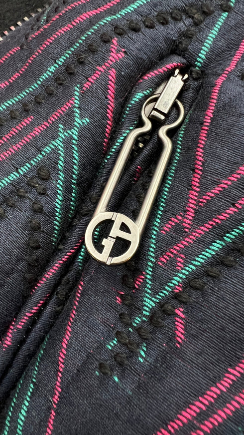 Bomber motivo zig-zag