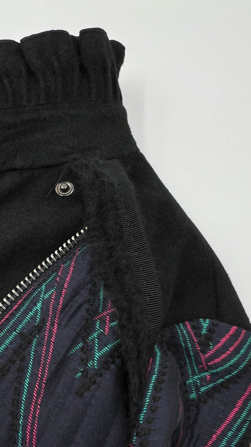 Bomber motivo zig-zag