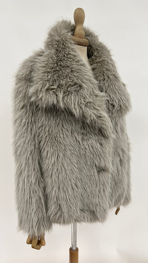 Ecopelliccia maxi collo