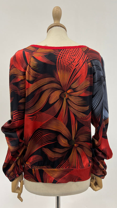 Longsleeve in seta vintage