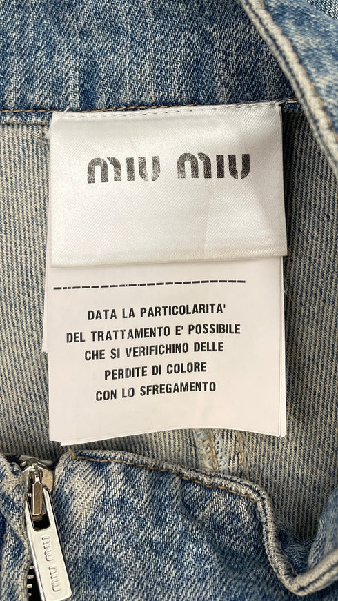 Gonna lunga in denim