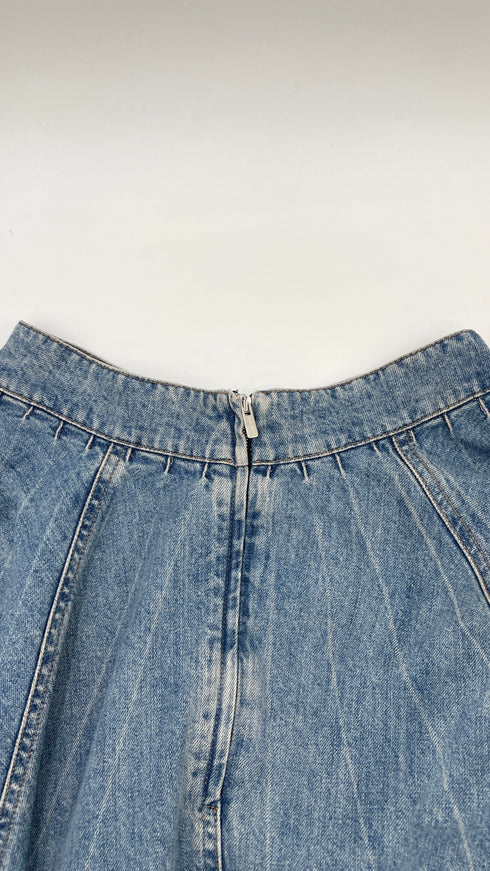 Gonna lunga in denim