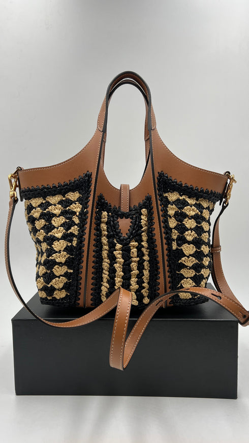 Borsa T-Timeless mini in raffia