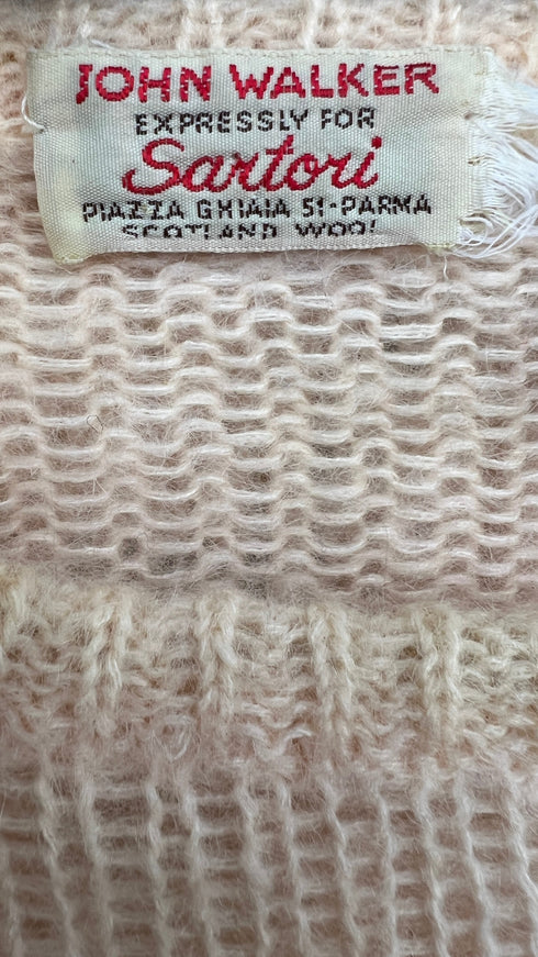 Maglione a fiori in lana