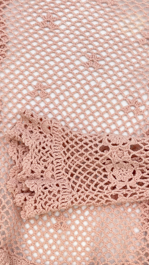 Cardigan crochet cropped