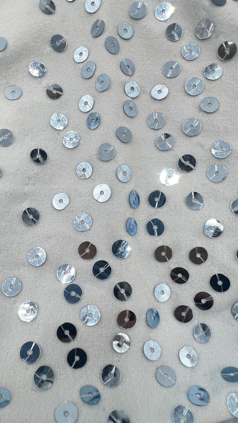 Top paillettes incrociato