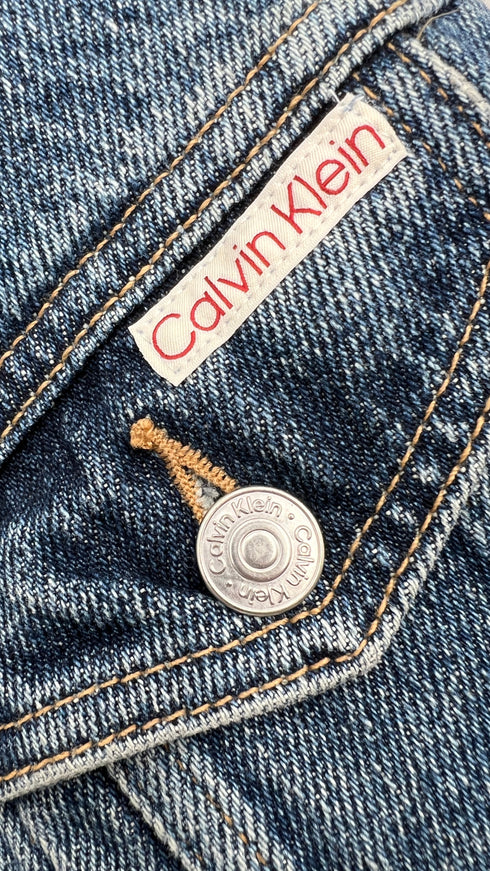 Giacca in jeans con cartellino