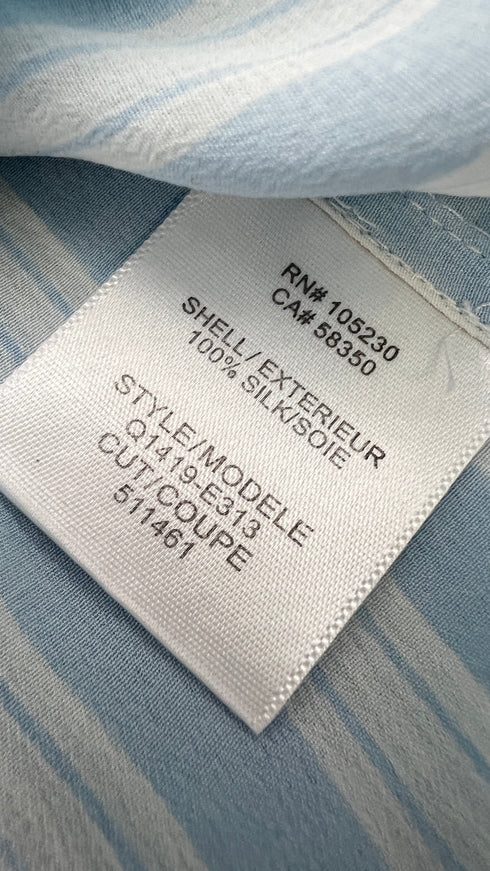 Camicia in seta a righe