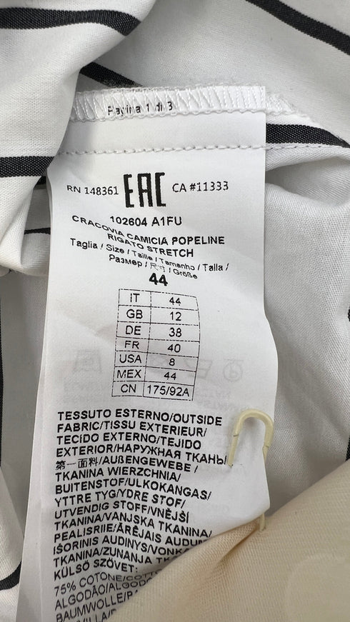 Camicia in popeline a righe