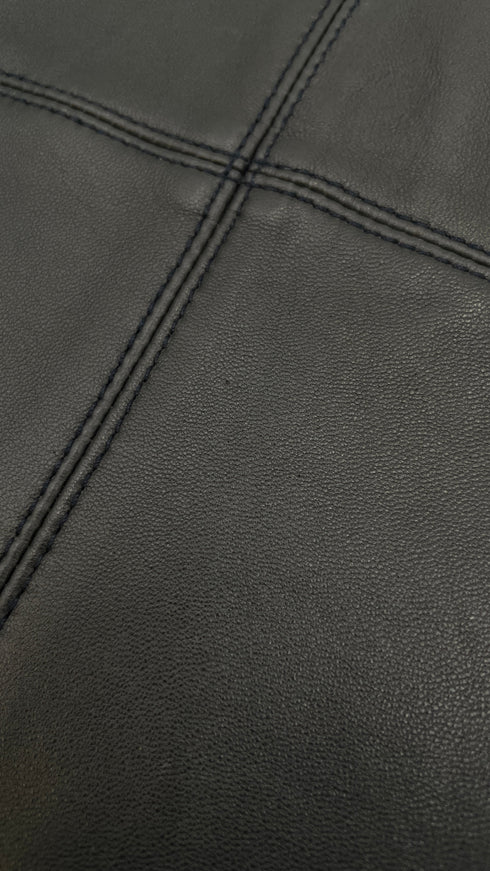 Smanicato pelle e tessuto