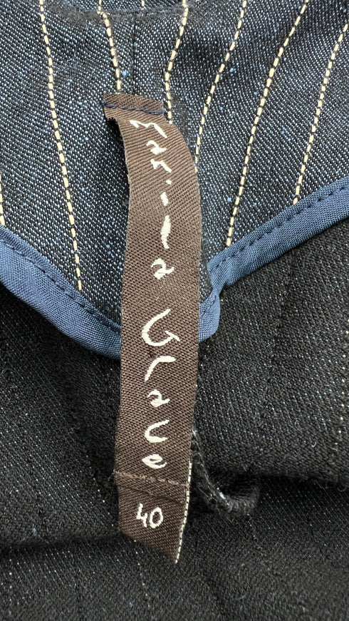 Abito gessato a portafoglio